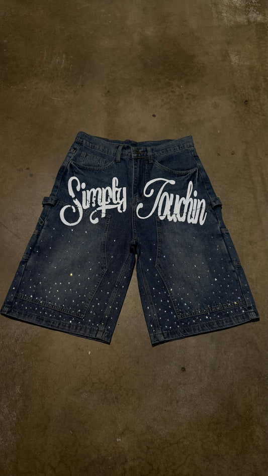 Rhinestone Jorts